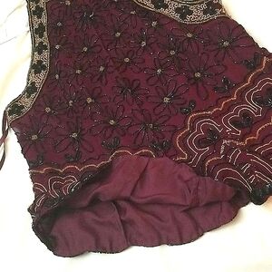 FREE Silk Vintage 70s Formal Gala Ballroom Evening zipper needs a fix; MintCond